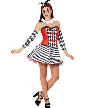 Harlekin kostim za žene plus veličine