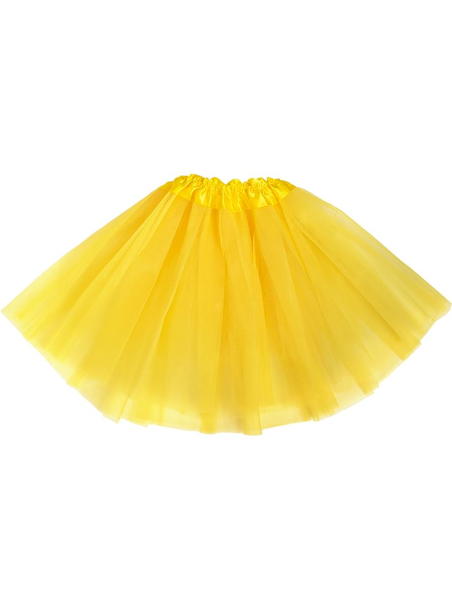 Tutú amarillo para niña