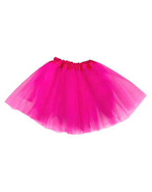Dievčenská tylová sukňa tutu - ružová