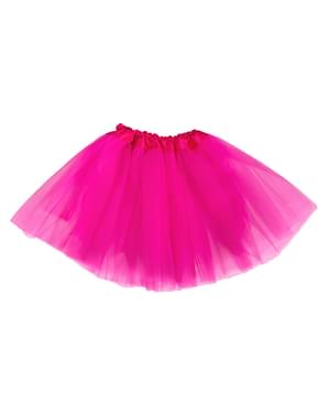 Tutu rosa para menina