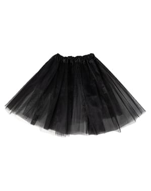 Dámska tylová sukňa tutu - čierna