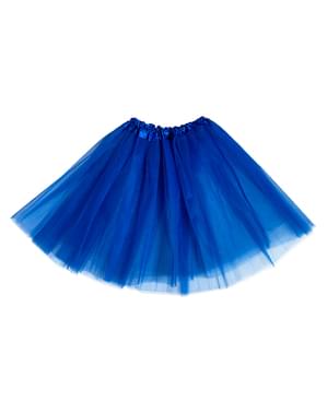 חצאית טוטו בצבע כחול לנשים