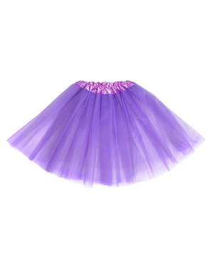 חצאית טוטו בצבע סגול לנשים