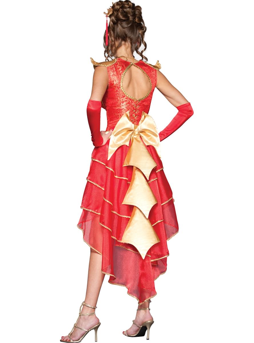 Costum Miss Dragon deluxe pentru femeie
