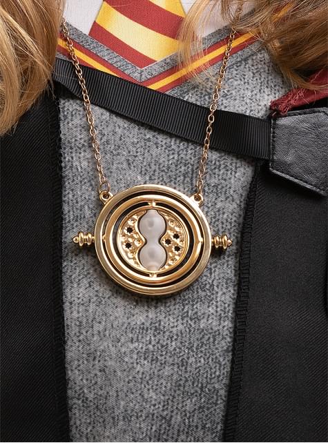 Bijoux Harry Potter Retourneur de temps d'Hermione plaqué or geek s