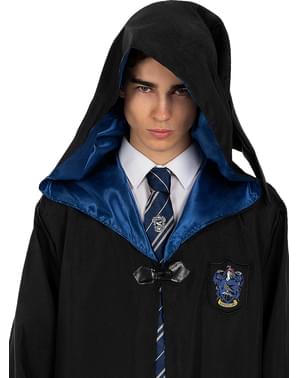 Cravate de Serdaigle de Harry Potter, rayures bleues et blanches, taille  unique, accessoire de costume à porter pour l'Halloween