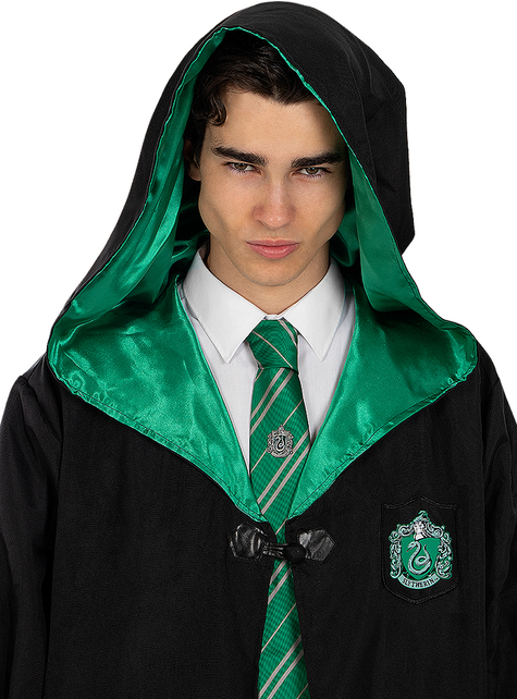 Slytherin Harry Potter Krawatte mit Anstecknadel