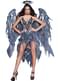 Costume da angelo caduto deluxe per donna