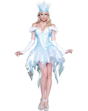 Costum regina gheții sugestivă pentru femeie