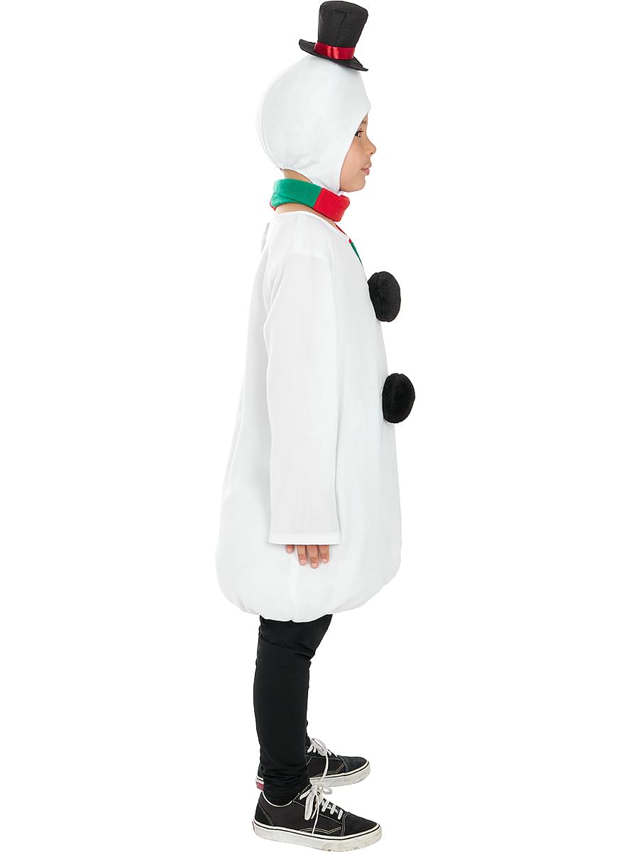 Disfraz de muñeco de nieve para niños