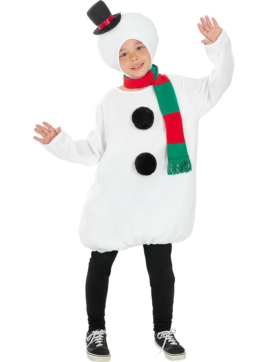 Costum de om de zăpadă pentru copii