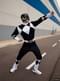 Zwart Power Ranger-kostuum