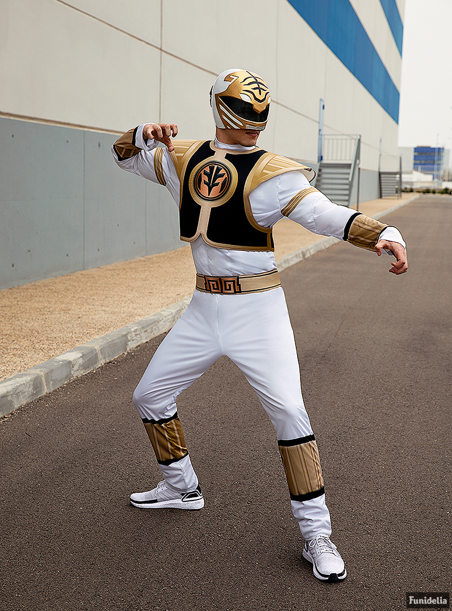 White Power Ranger Costume. The coolest | Funidelia