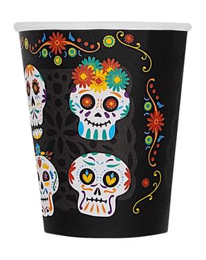 8 kelímků Day of the Dead Catrina - Day of the Dead