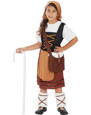 Fato de pastorinha para menina