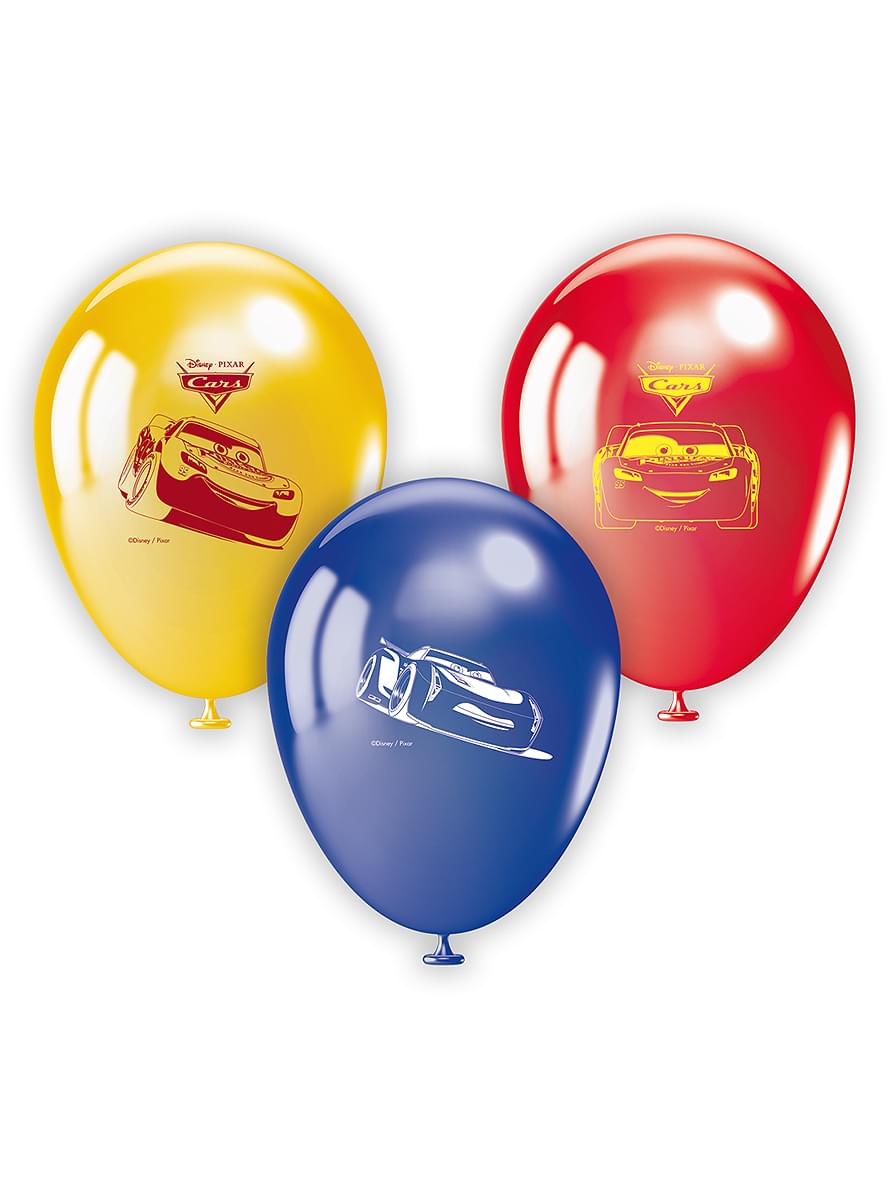 8 globos de Cars (28 cm)