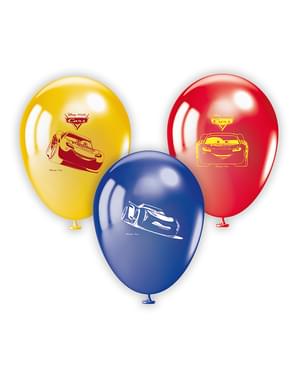 8 biler balloner (28 cm)