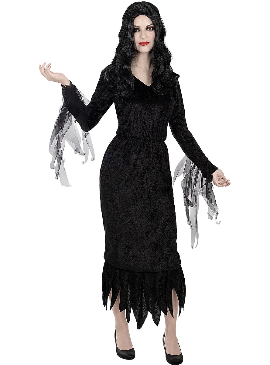 Peruk Morticia Addams för henne - The Addams Family