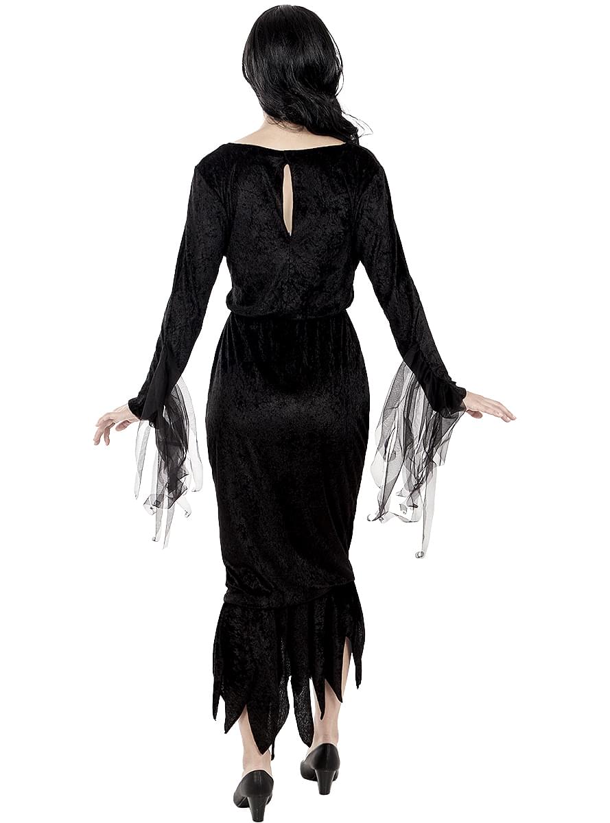Dámska parochňa Morticia Addams - rodina Addamsovcov