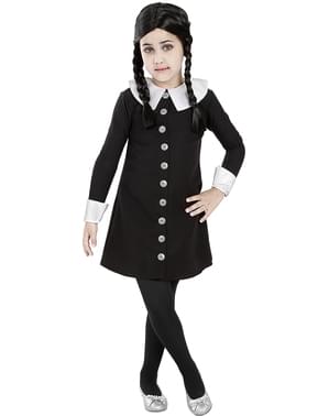 Wednesday Addams Kostyme til Jente - The Addams Familie