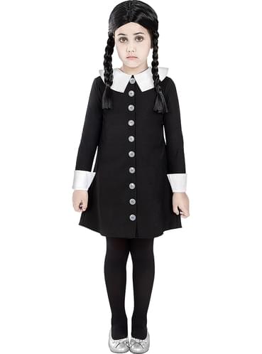 Strój Wednesday Addams dla dziewczynek Rodzina Addamsów Najbardziej