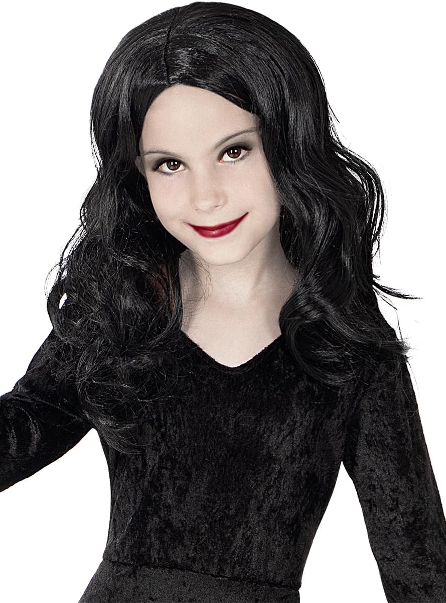 Peruk Morticia Addams för barn - The Addams Family