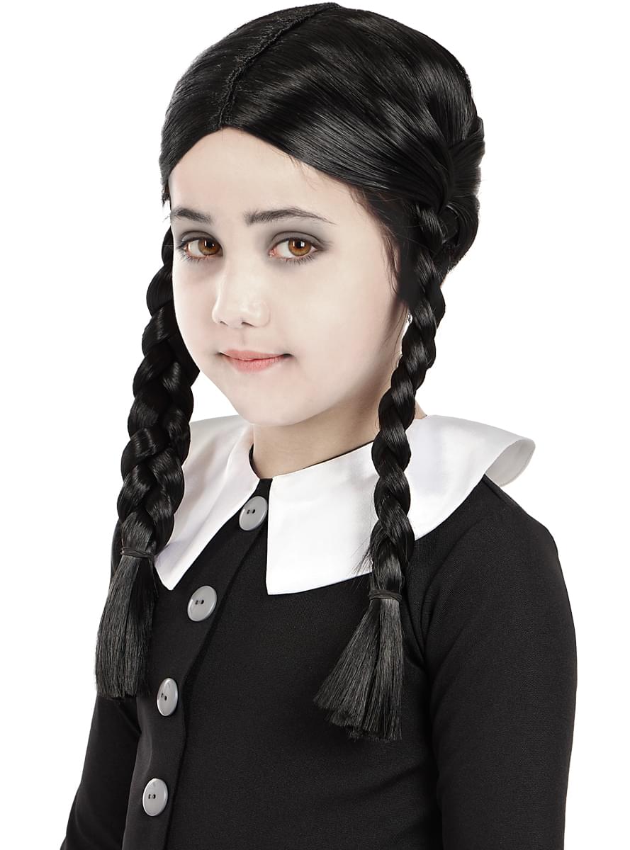 Trečiadienio Addams perukas mergaitei - Addams šeima