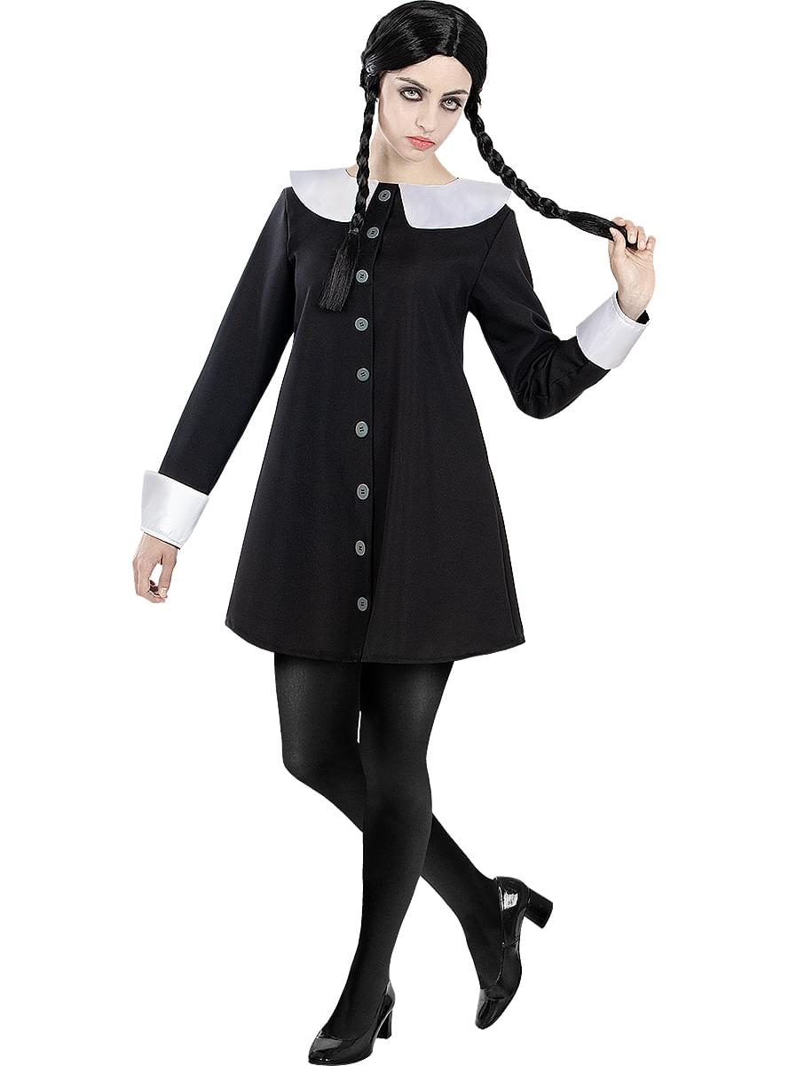 Disfraz de Miércoles Addams para mujer - La Familia Addams
