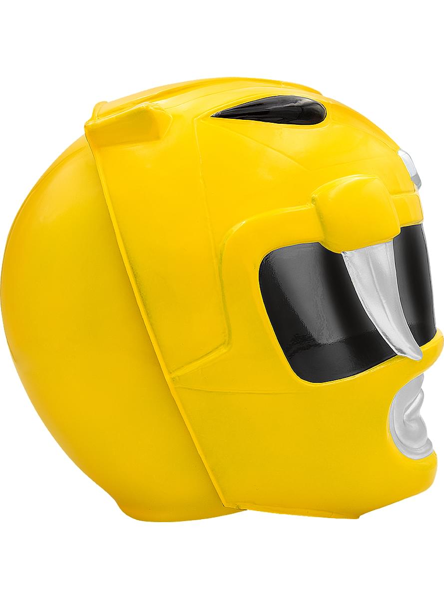 Casque Power Ranger Jaune adulte