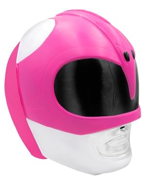 Roze Power Ranger-helm voor volwassenen