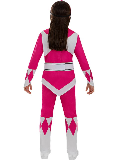 Power Ranger Maske pink für Kinder