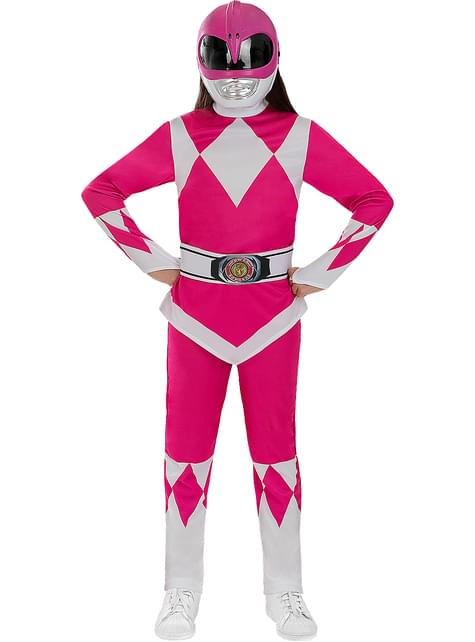Struikelen Encommium blad Roze Power Ranger-kostuum voor kinderen. Volgende dag geleverd | Funidelia