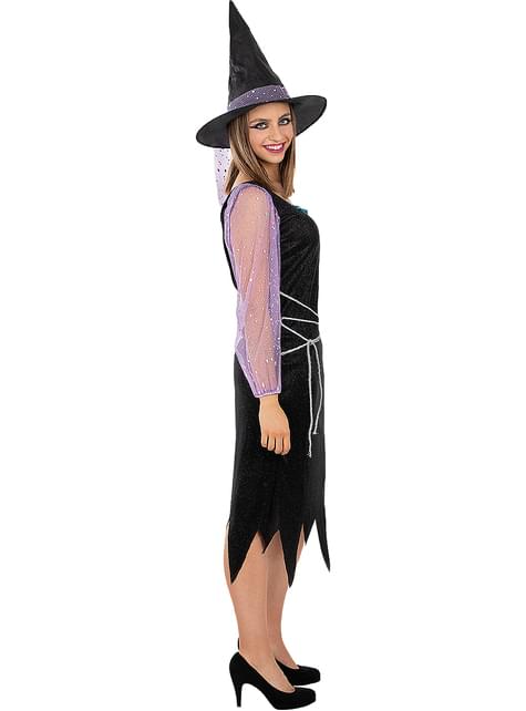 Disfraz de bruja de Halloween para mujer, XL-S de talla grande