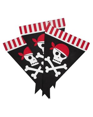 1 ghirlandă cu fanioane de pirați - Pirates Party