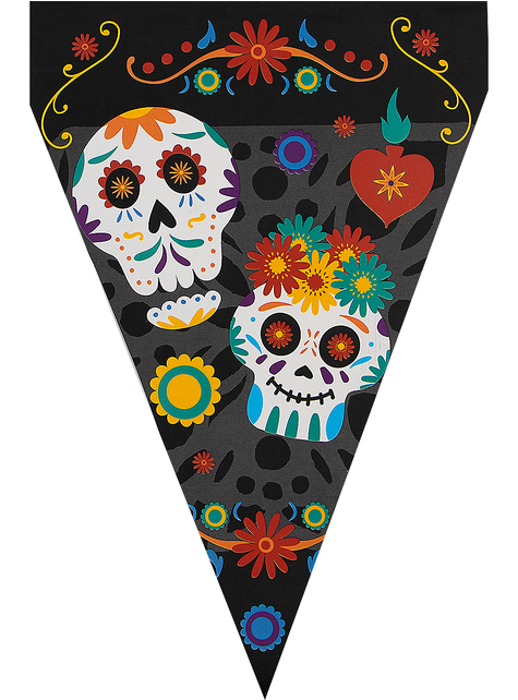 1 Day of the Dead Catrina Banner - Day of the Dead
