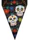 1 ghirlandă cu fanioane de ziua Catrinei a morților - Day of the Dead