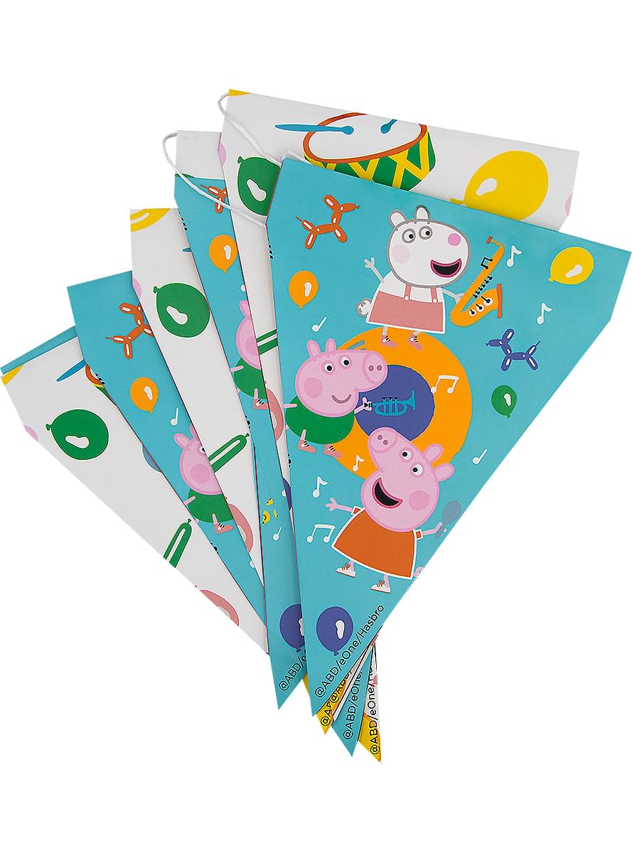 Peppa Pig vėliavėlės girlianda