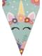 1 ghirlandă cu pancarte unicorn - Unicorn Flowers