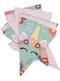1 baner/plakat z motivom samoroga - Unicorn flowers