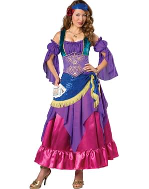 Fato de zíngara adivinha para mulher