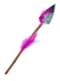 Indian Spear with Feathers