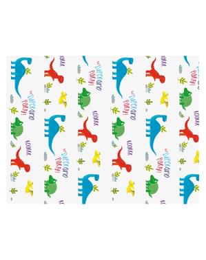 1 mantel de dinosaurios - Dinosaurs party