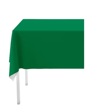 1 зелена покривка за маса - обикновени цветове
