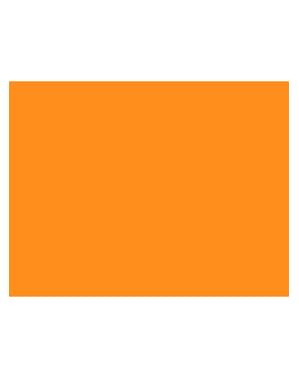 1 Oranje tafelkleed - Effen kleuren