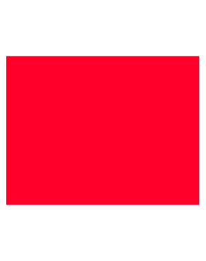 1 červený ubrus - Plain Colours