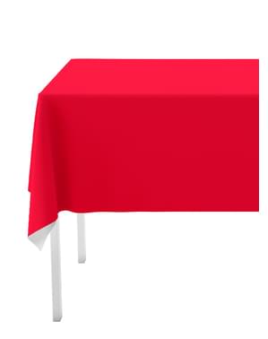 1 Red Table Cover - Plain Colours