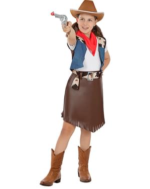 Maskeraddräkt cowgirl för barn