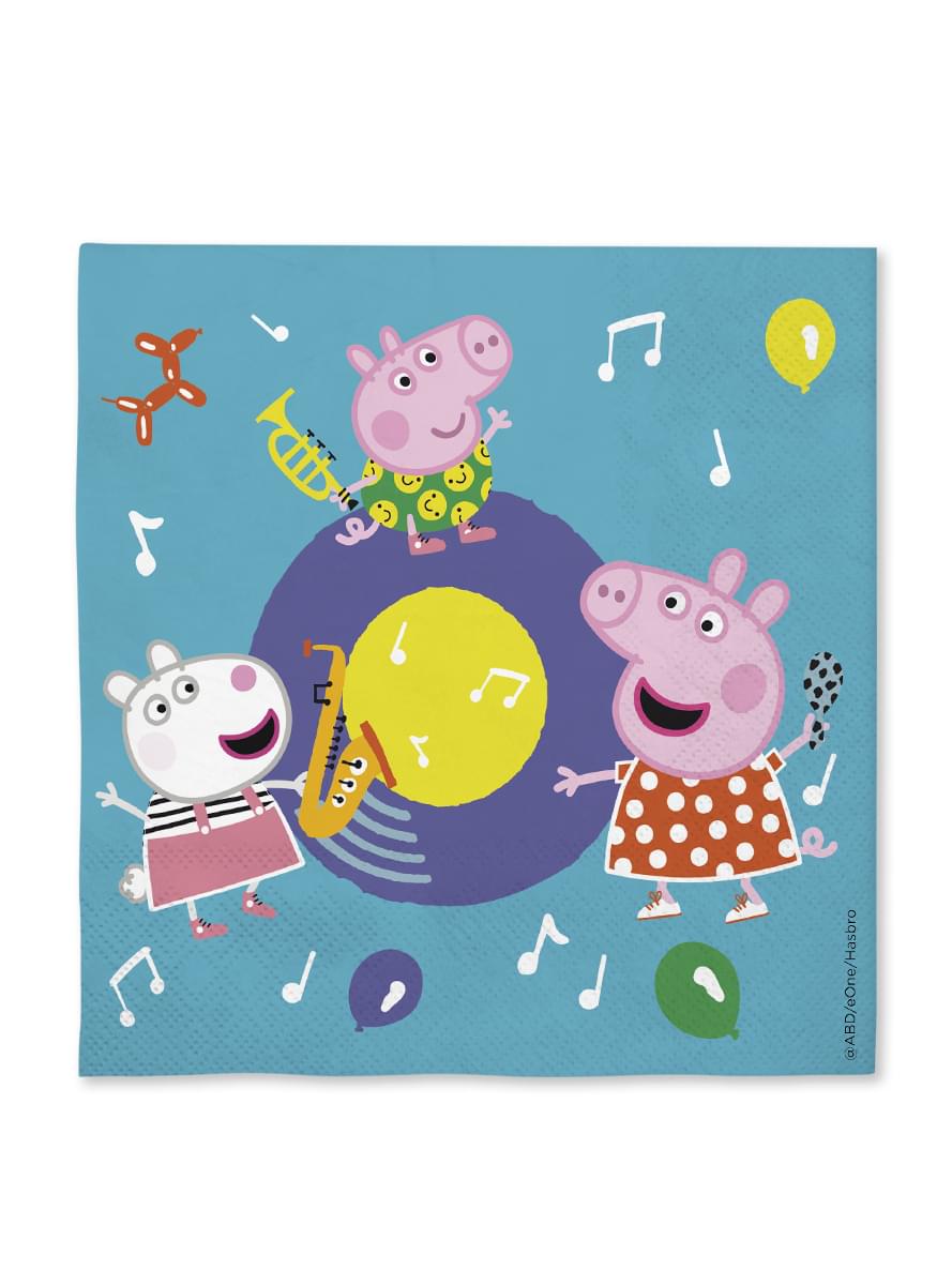 16 Peppa pig salvetes (33x33cm)