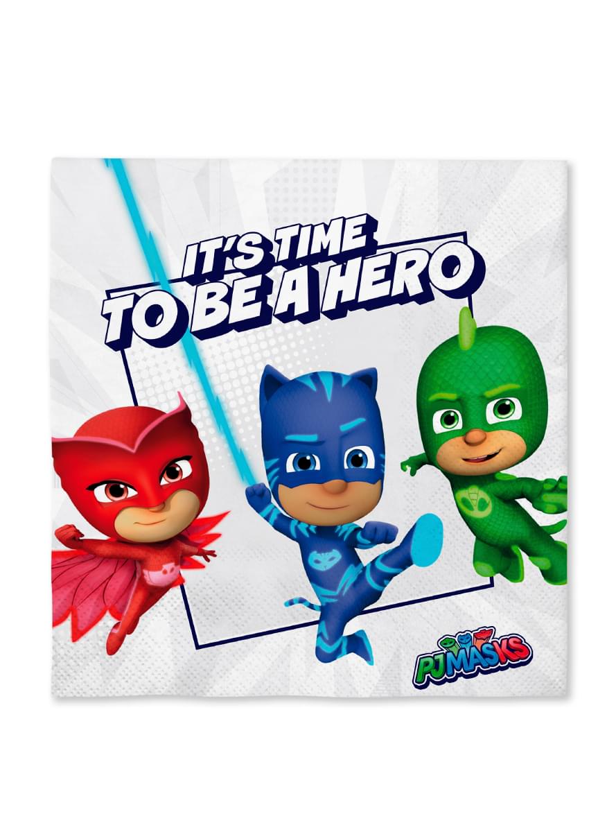 16 șervețele - Pj Masks (33x33cm)
