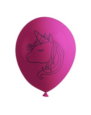 8 ballons licorne - Lovely Unicorn